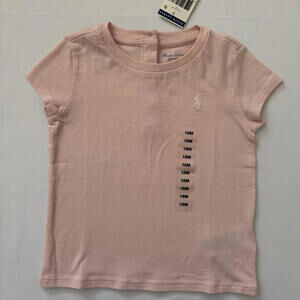 Ralph Lauren Baby T-Shirt – Pink | 18 Months | NEW with Tags